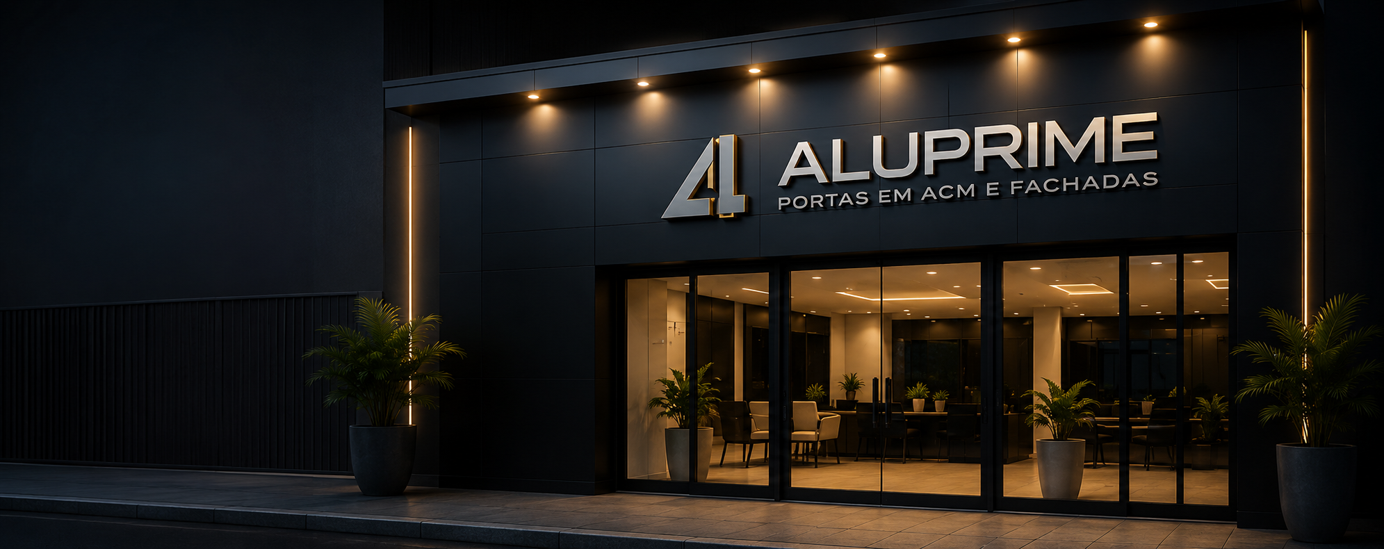 Fachadas em ACM em Abrantes